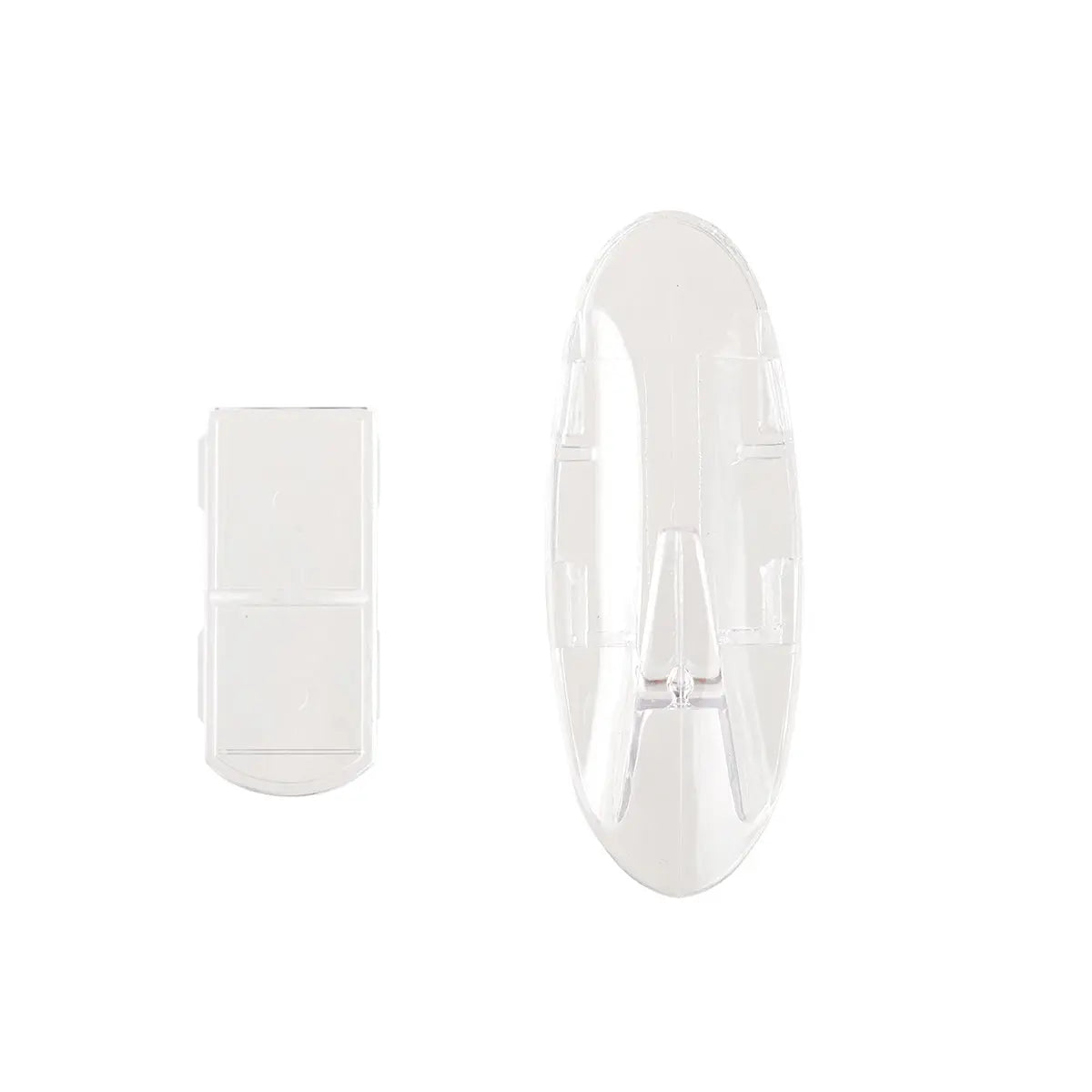 Perchas Autoadhesivas Suprabond Removibles Transparentes - 80mm - 2 Unidades Suprabond