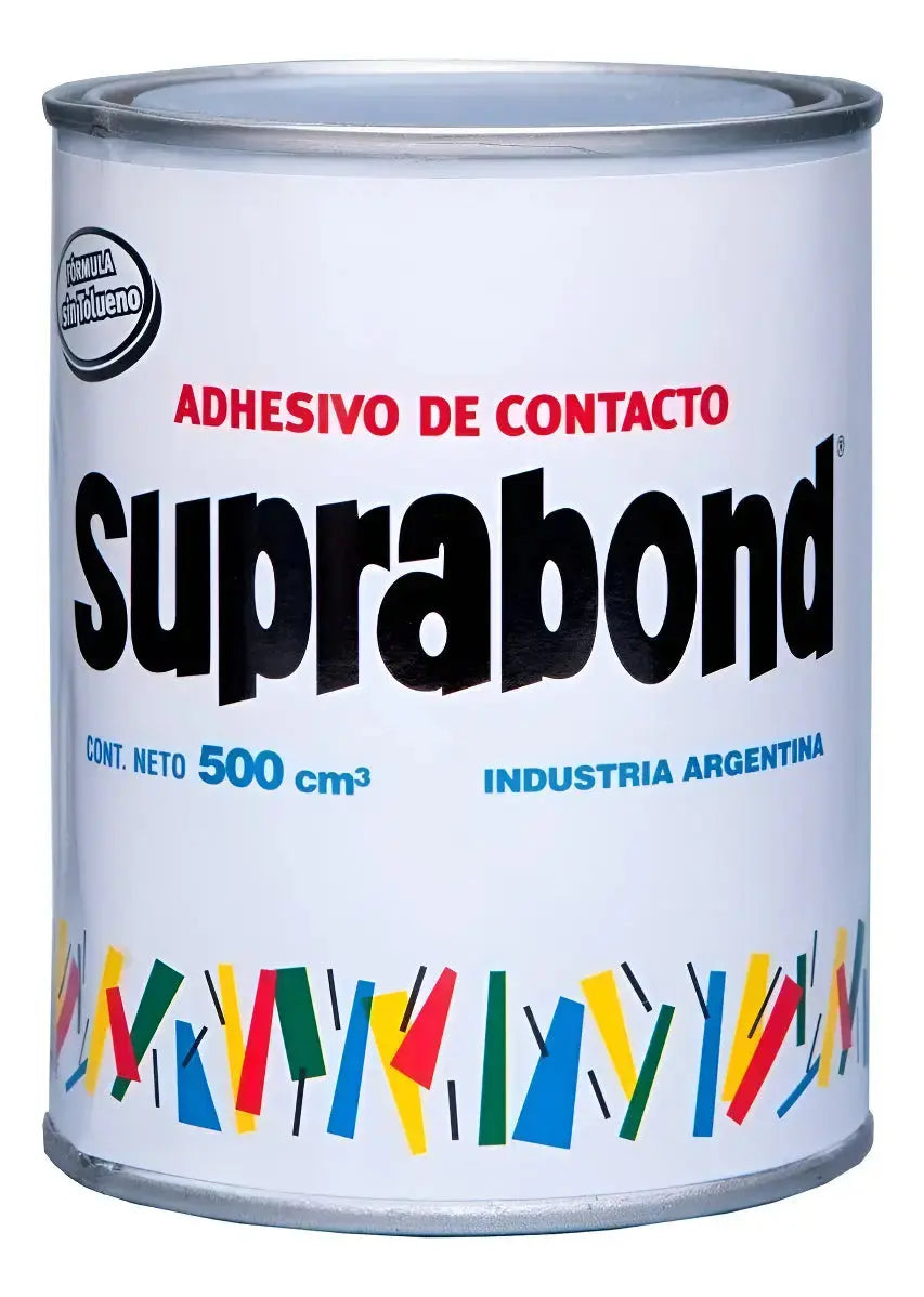 Adhesivo Suprabond de Contacto Sin Tolueno - Lata 4 Litros Suprabond