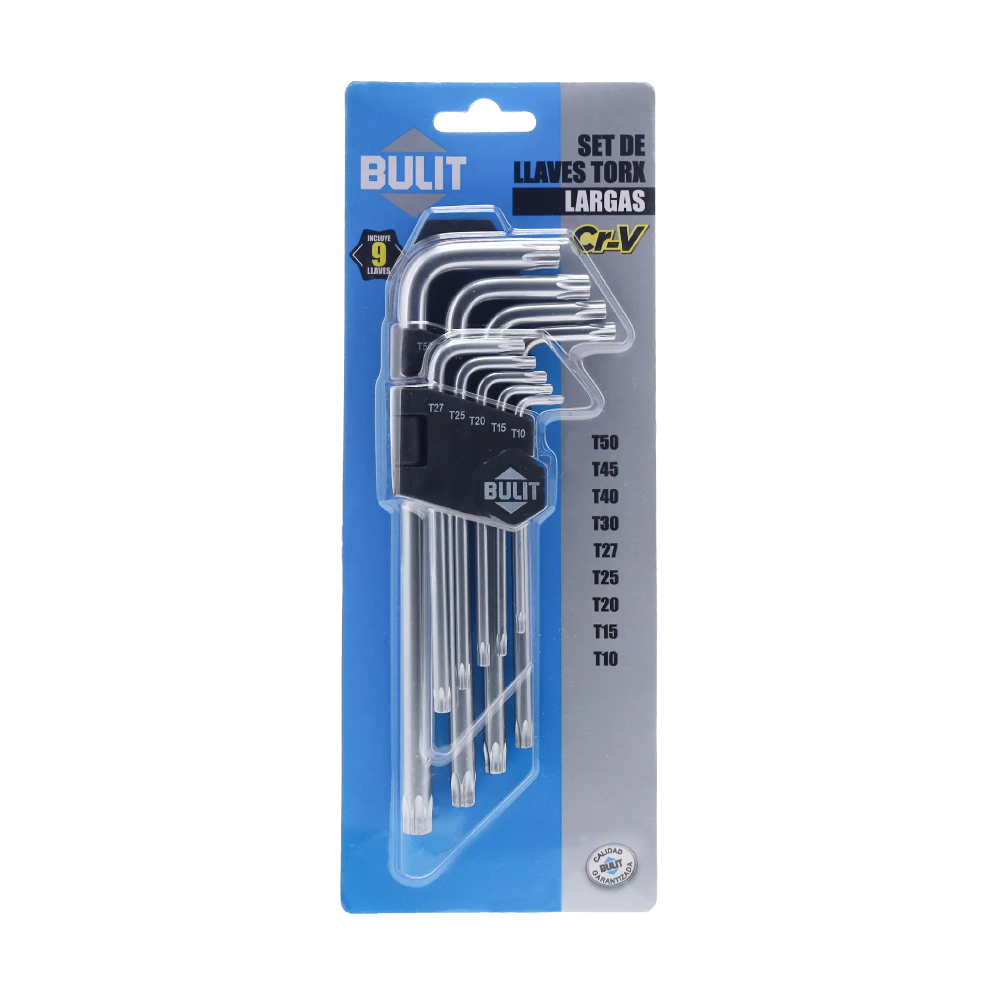 Set 9 Laves Torx BULIT Largas Bulit