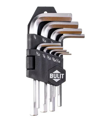 Set de llaves allen BULIT 9 piezas (mm) - cromo vanadio