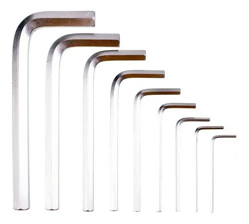 Set de llaves allen BULIT 9 piezas (pulgadas)- cromo vanadio