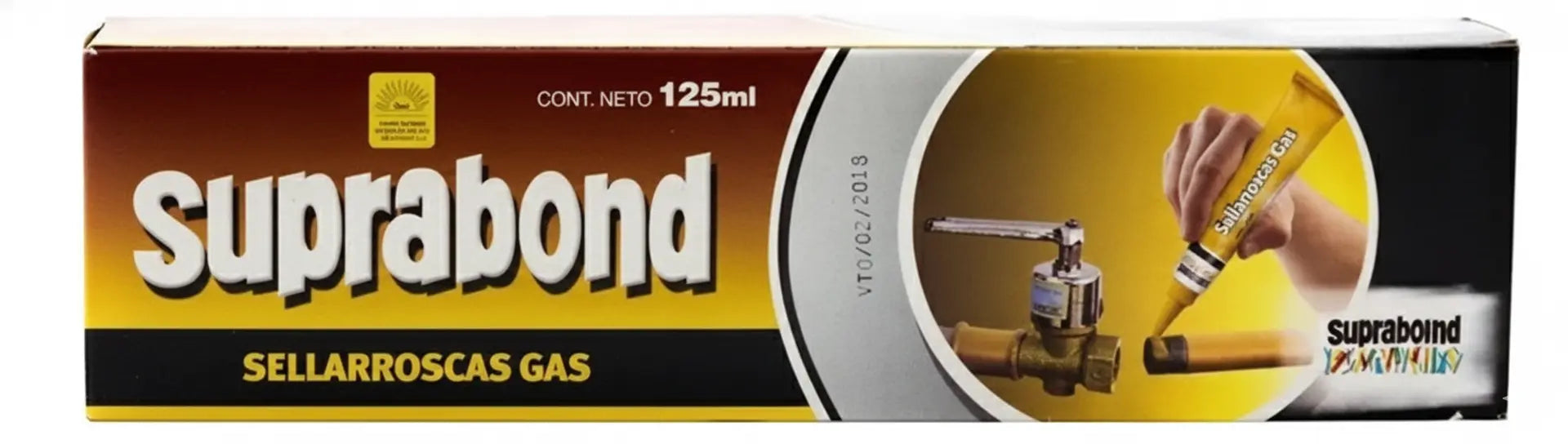 Sellarroscas Suprabond para Caños de Gas 125ml Suprabond