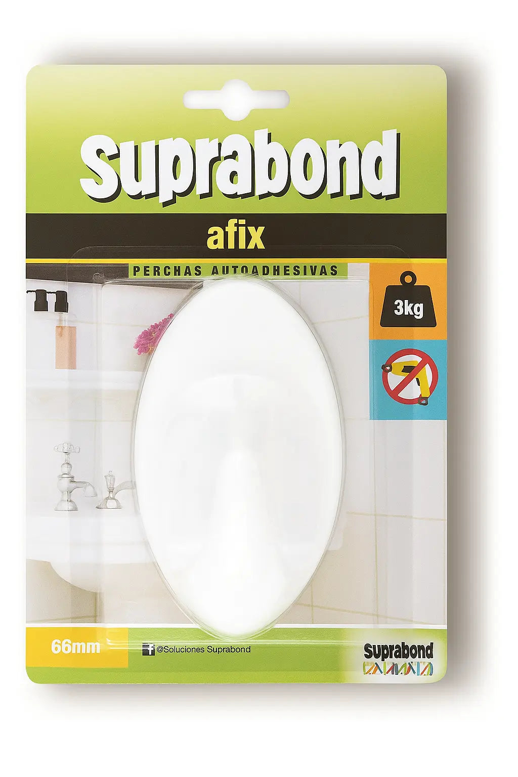Percha Autoadhesiva Suprabond Máxima Adherencia - 3kg Suprabond