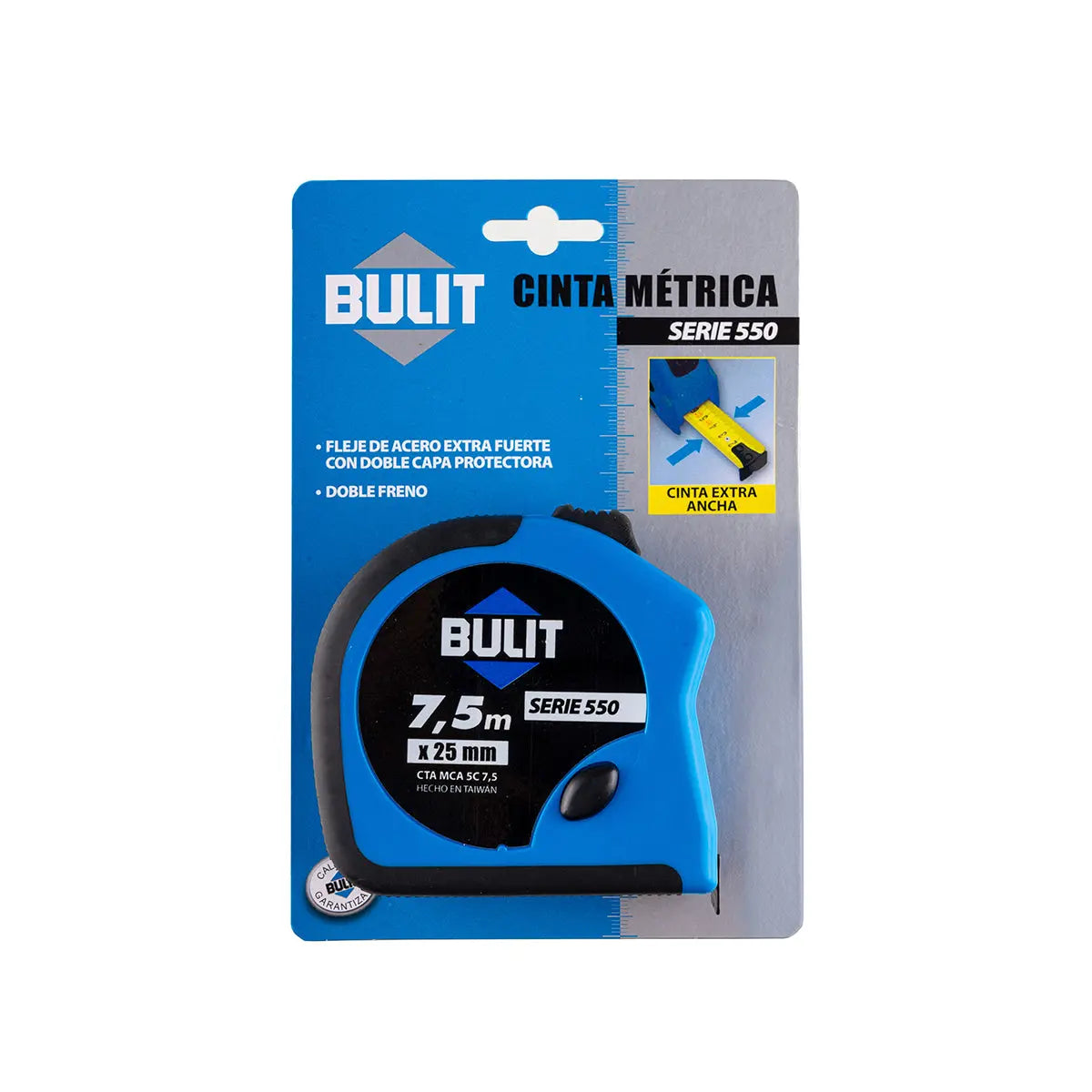 Cinta métrica BULIT serie 550 - 7.5 m Bulit