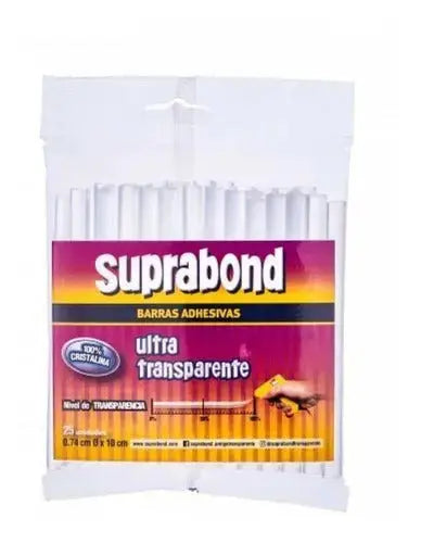 Barras Adhesivas Suprabond Hot Melt - Ultra Transparente 0,74 X 10cm - 25 Unidades