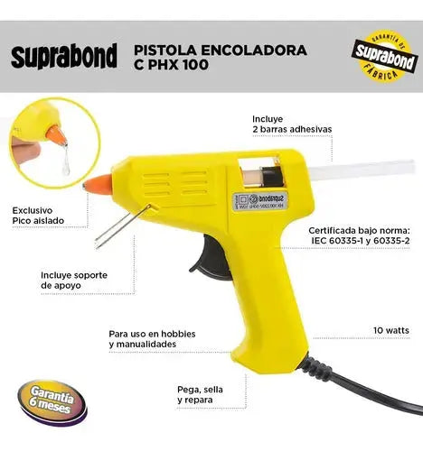 Pistola Encoladora Suprabond Hx 100 - Potencia 10 Watts