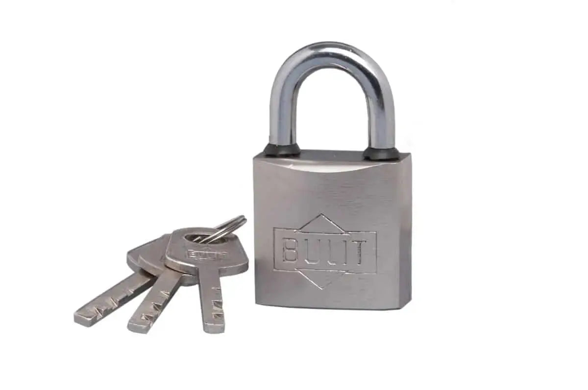 Candado Bulit Reforzado Acero Niquelado 40mm Alta Seguridad Bulit
