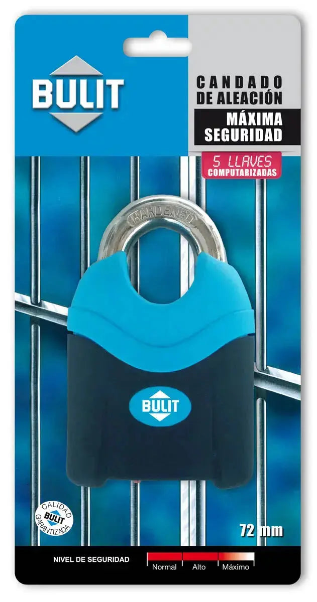 Candado Bulit de Máxima Seguridad de 72mm Profesional Bulit