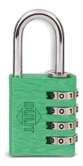 Candado de Aleación Aluminio 4 Comb N° 40 Verde Bulit Bulit