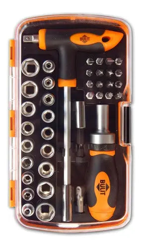 Set BULIT de tubos y puntas de 38 piezas - serie 800 Bulit