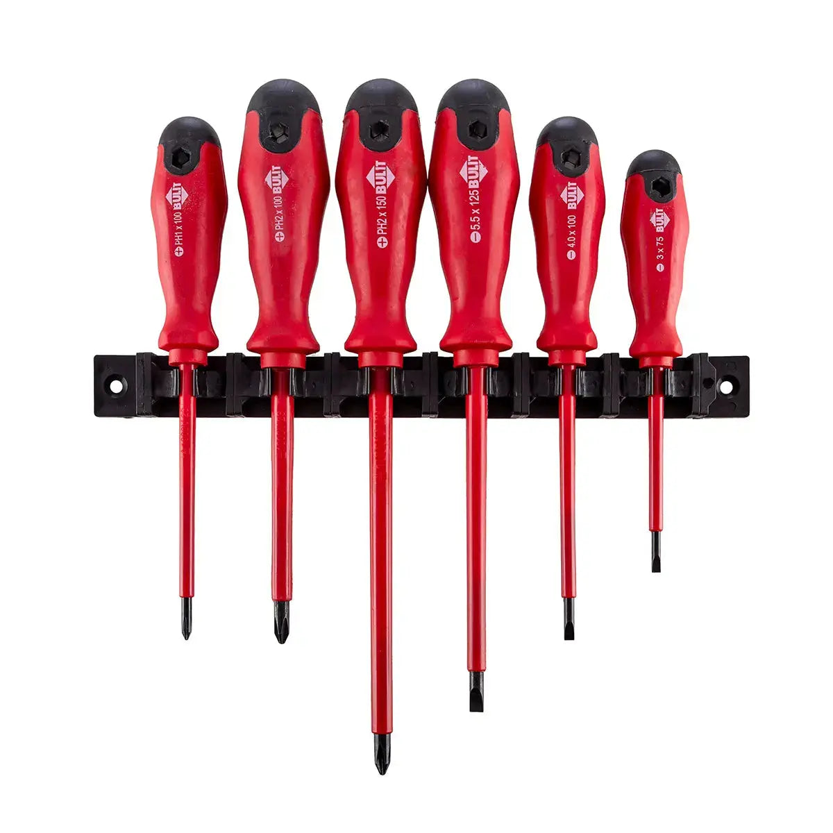 Set de 6 destornilladores aislados BULIT - serie 800 Bulit
