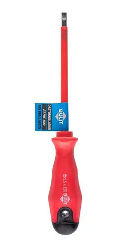 Destornillador recto aislado 5.5X125 BULIT - Cromo vanadio - serie 800
