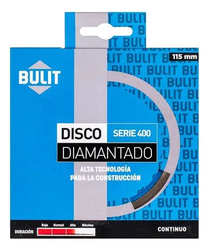 Disco diamantado BULIT serie 400 - continuo 115 mm