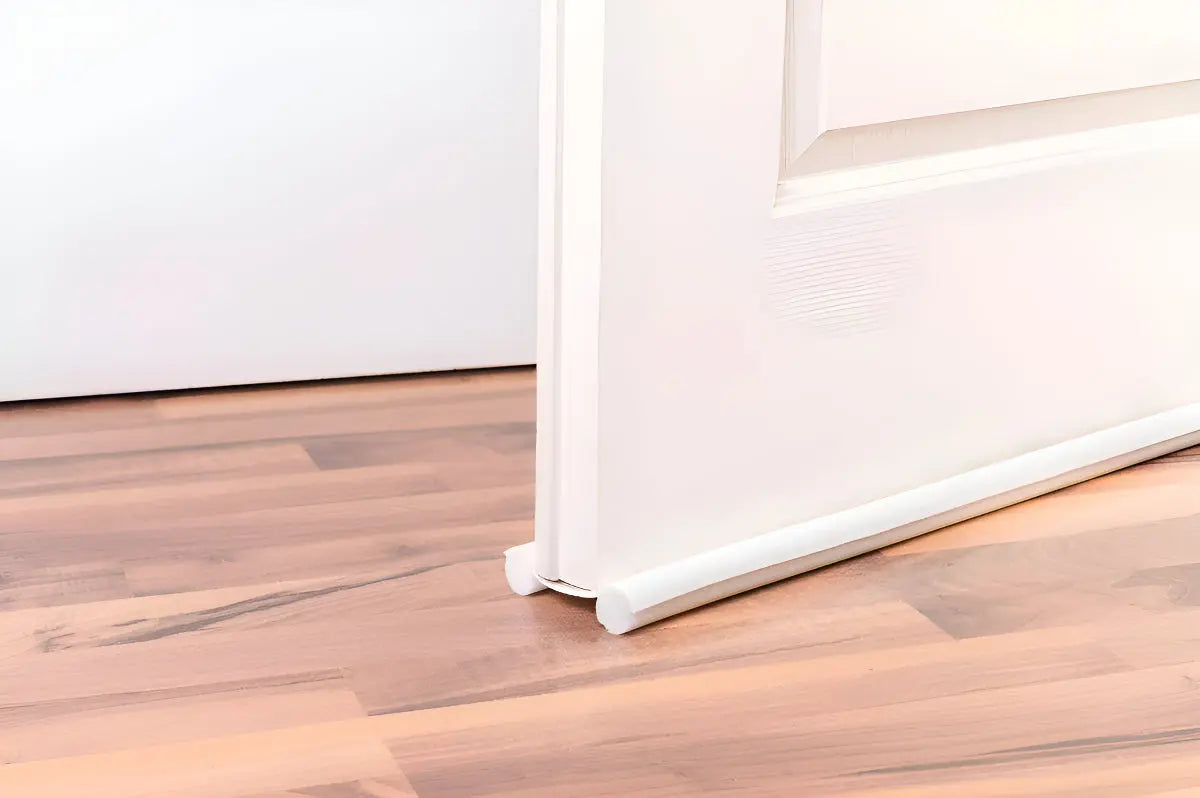 Zócalo Burlete Suprabond Doble Bajo Puerta 120cm - Blanco Suprabond