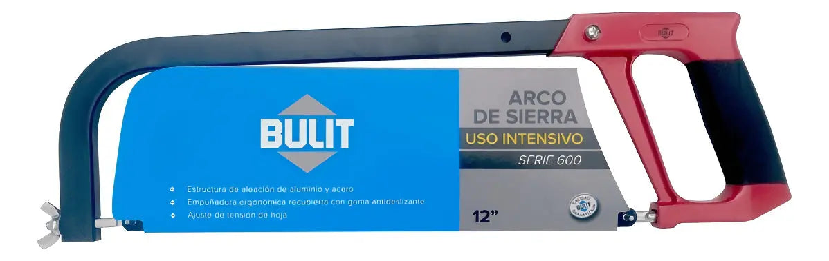 Arco de Sierra BULIT Uso Intensivo Serie 600 + Hoja de Sierra 12 Pulgadas Bulit