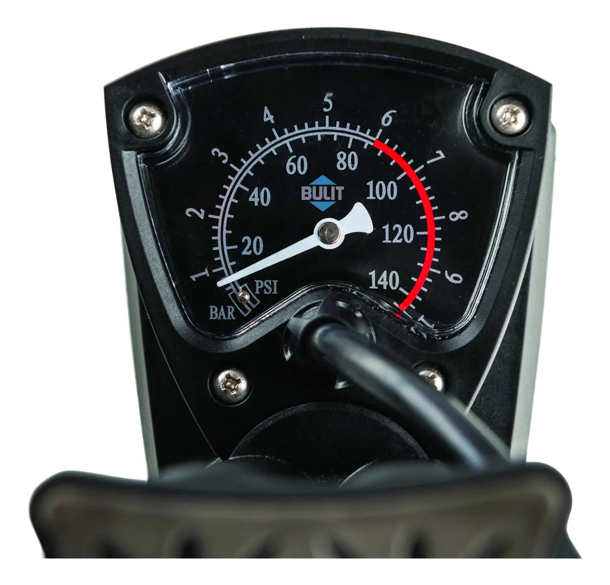 Mini Inflador de Pie con Manómetro BULIT Serie 200 Bulit