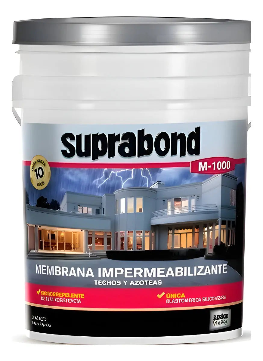Membrana Impermeabilizante Premium Suprabond M-1000 1.4kg Blanco Suprabond