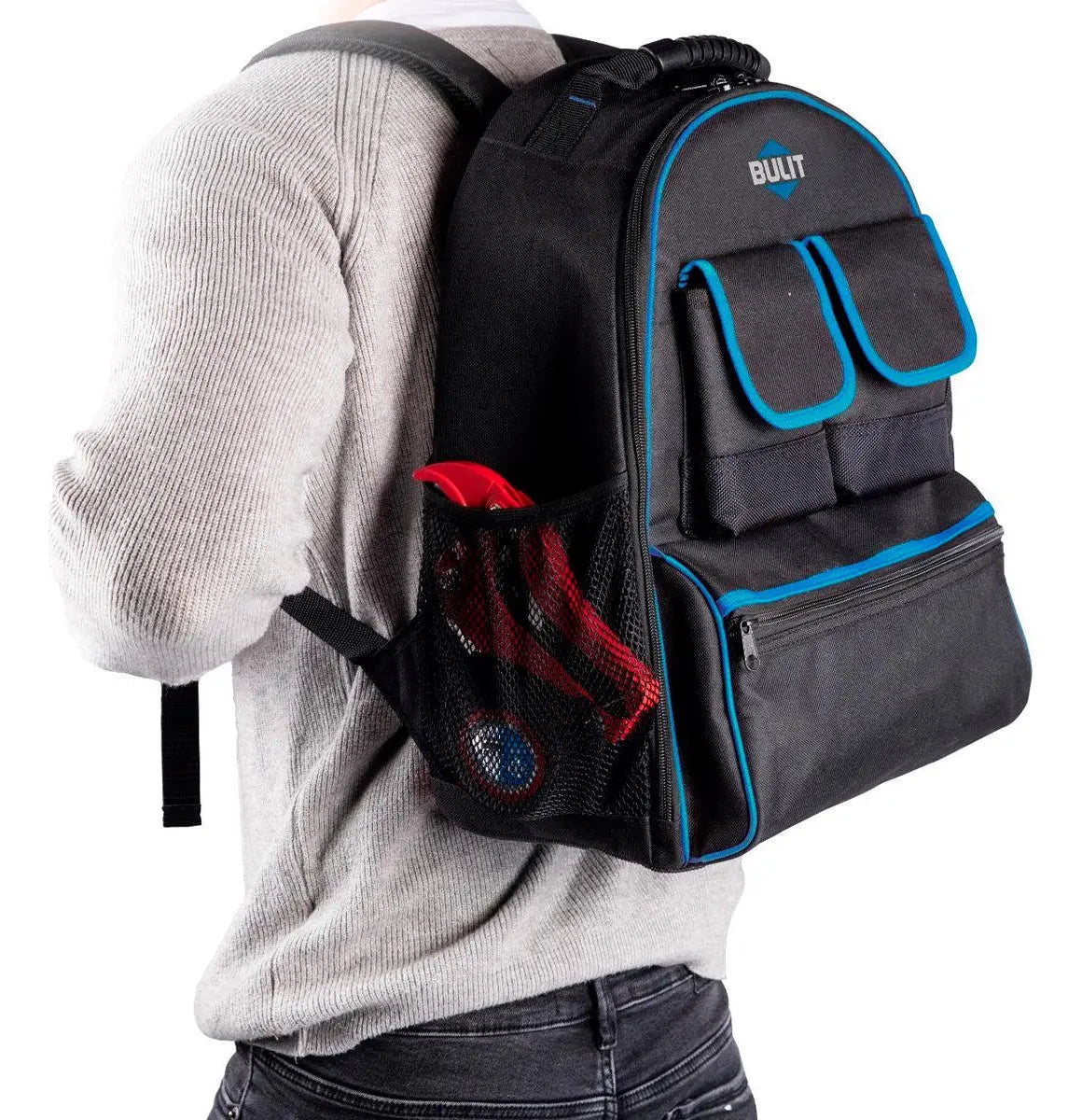 Mochila Porta Herramientas BULIT Reforzada Bolsillo Notebook Bulit