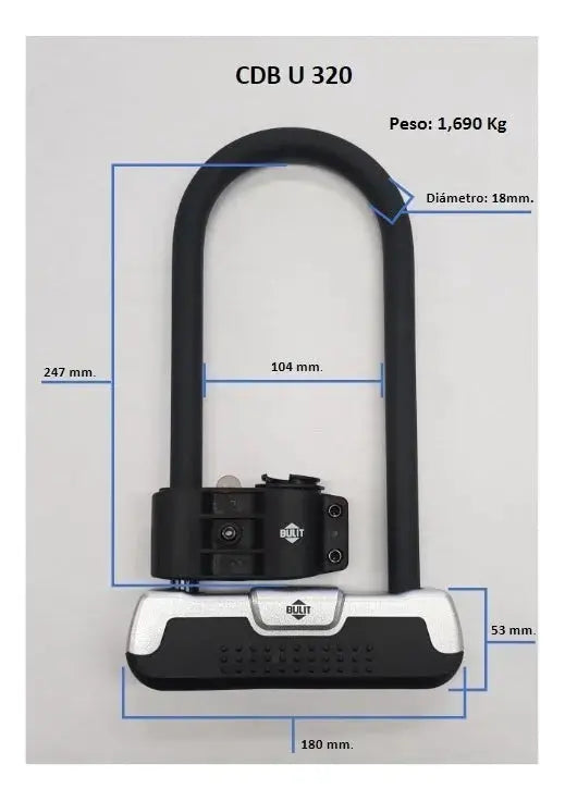 Traba U Máxima Seguridad BULIT Bulit