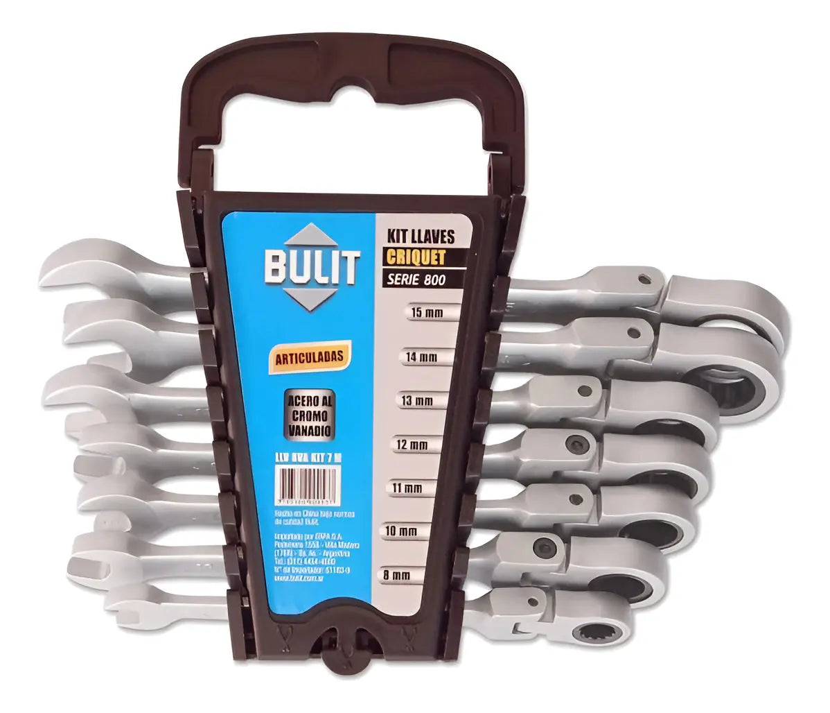 Set de Llaves Criquet BULIT Articuladas Serie 800 Bulit