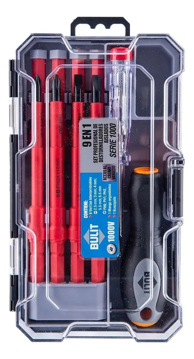 Set de Destornilladores BULIT Aislados - Kit Profesional Bulit