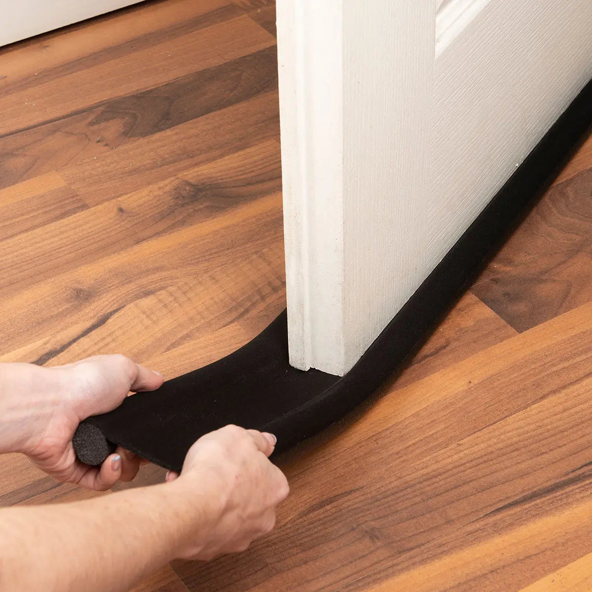 Zócalo Burlete Suprabond Doble Bajo Puerta 120cm - Negro Suprabond