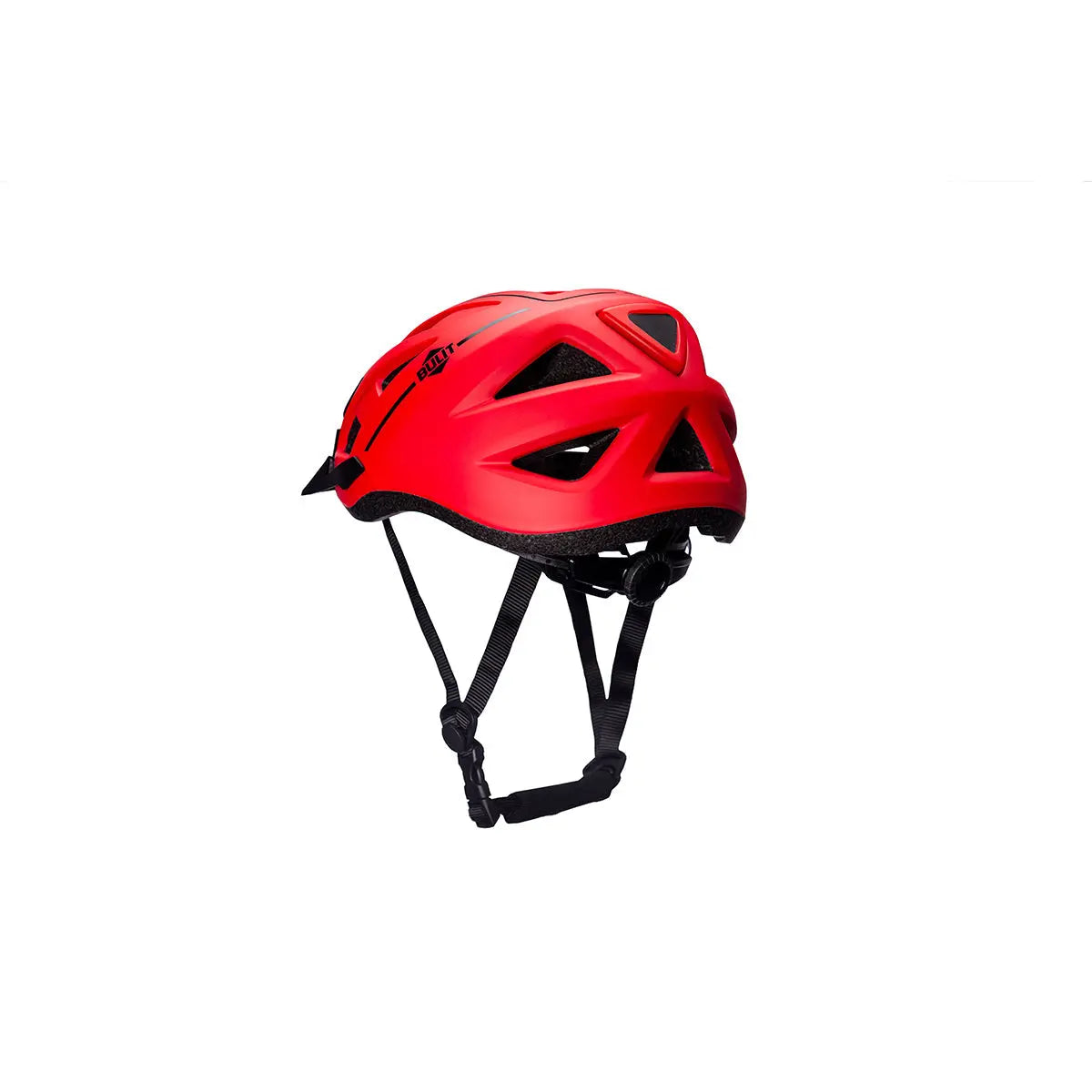 Casco Bicicleta BULIT Ultra Liviano con Luz Led - Rojo Talle M Bulit