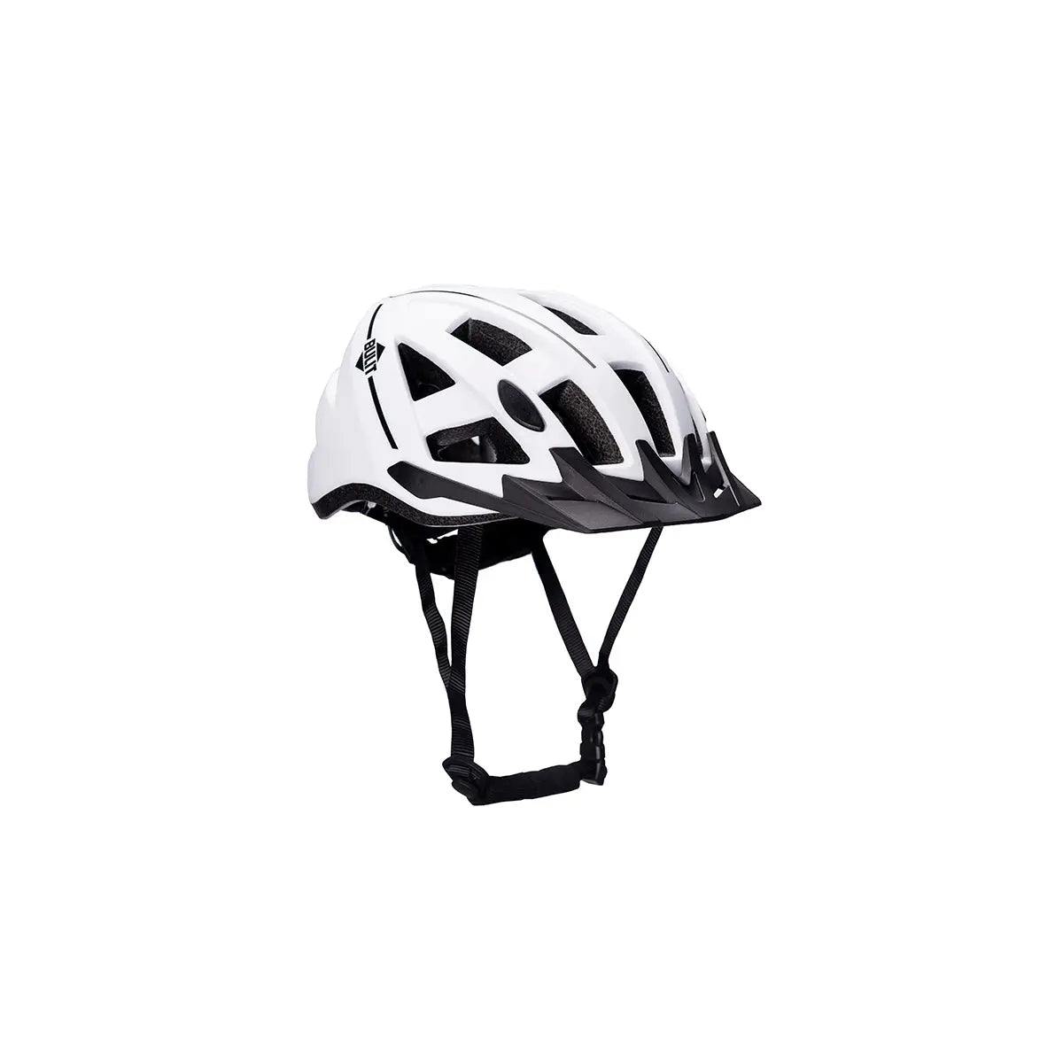Casco Bicicleta BULIT Ultra Liviano con Luz Led - Blanco Talle L Bulit