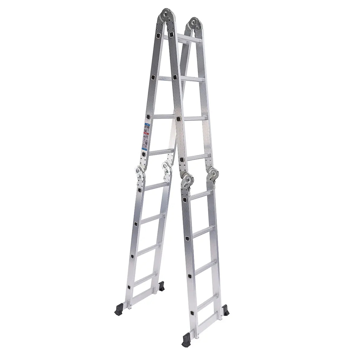 Escalera multipropósito BULIT aluminio 4 tramos x 4 escalones - 150 kg. Bulit