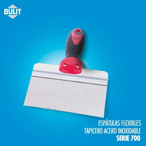 Espátula Flexible BULIT tapicero de acero inoxidable - serie 700 - 250 mm