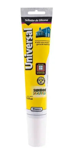 Sellador de Silicona Suprabond Universal - Blanco 110ml Pomo