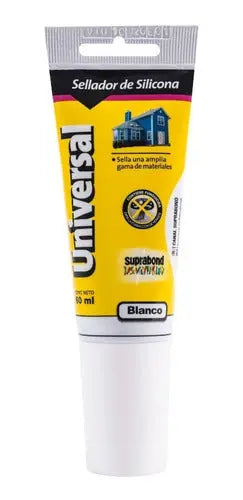 Sellador de Silicona Suprabond Universal - Blanco 60ml Pomo