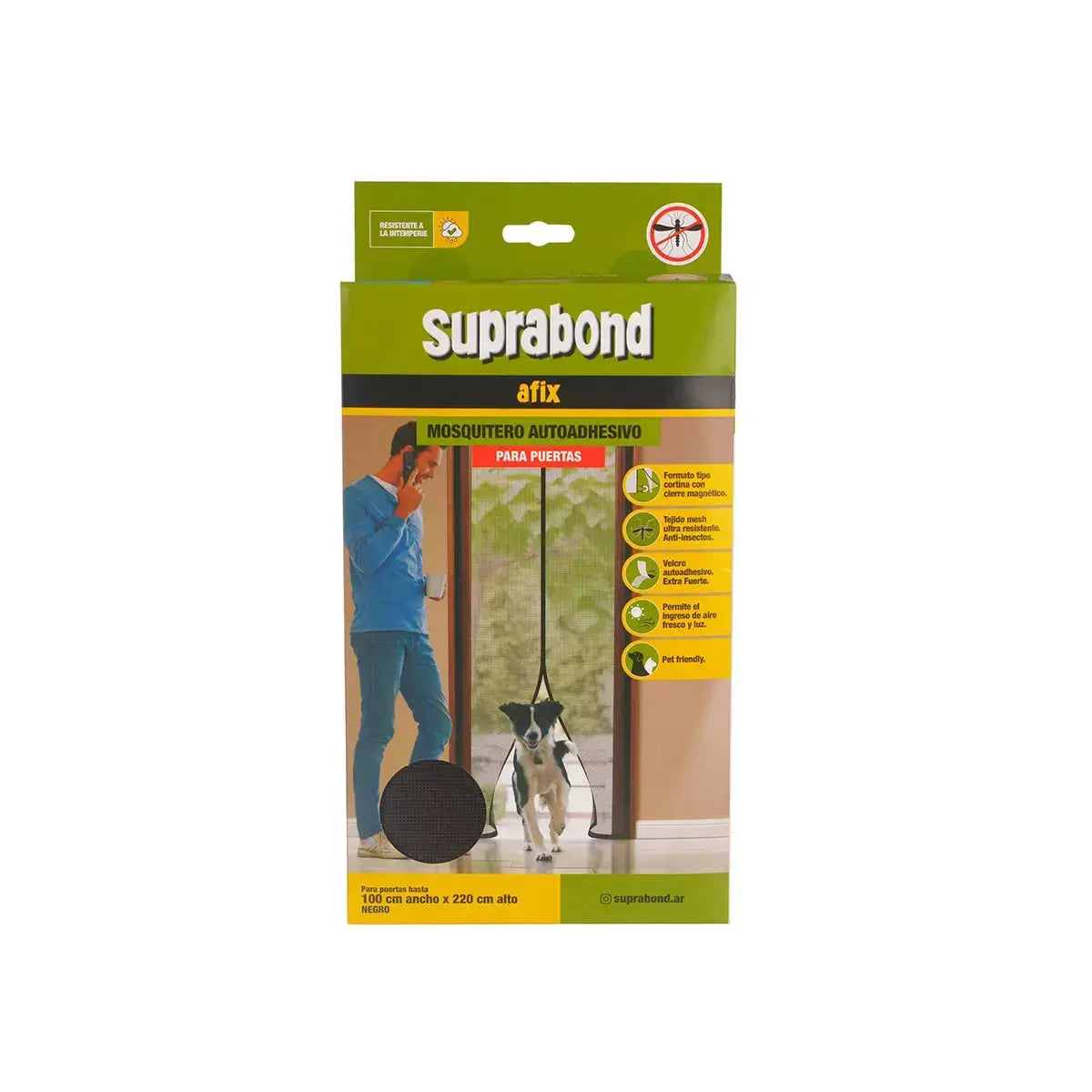 Mosquitero Puertas Suprabond Autoadhesivo Magnética 100x220 - CRAFTERS