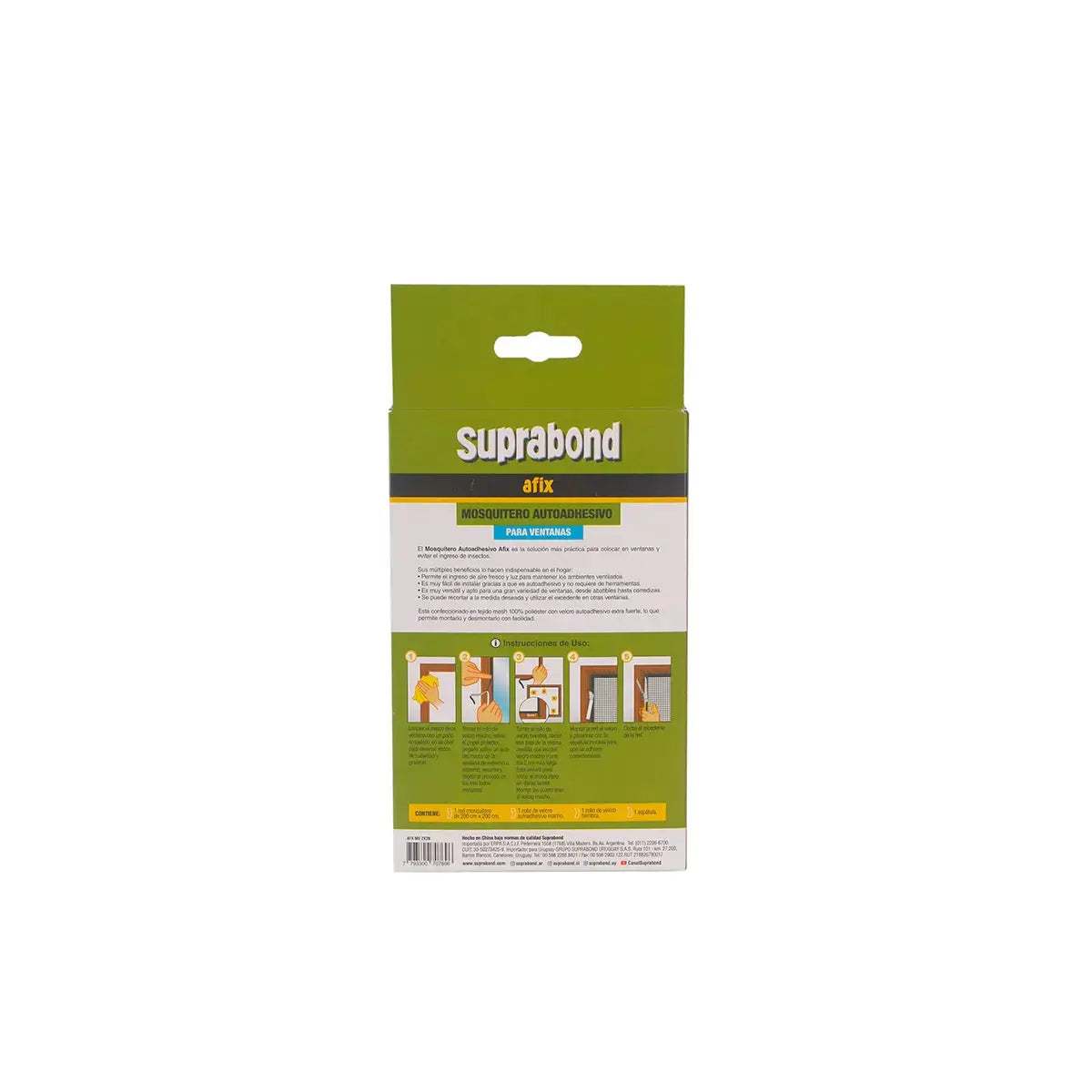 Mosquitero Ventana Suprabond Autoadhesivo Magnética 200x200 - CRAFTERS