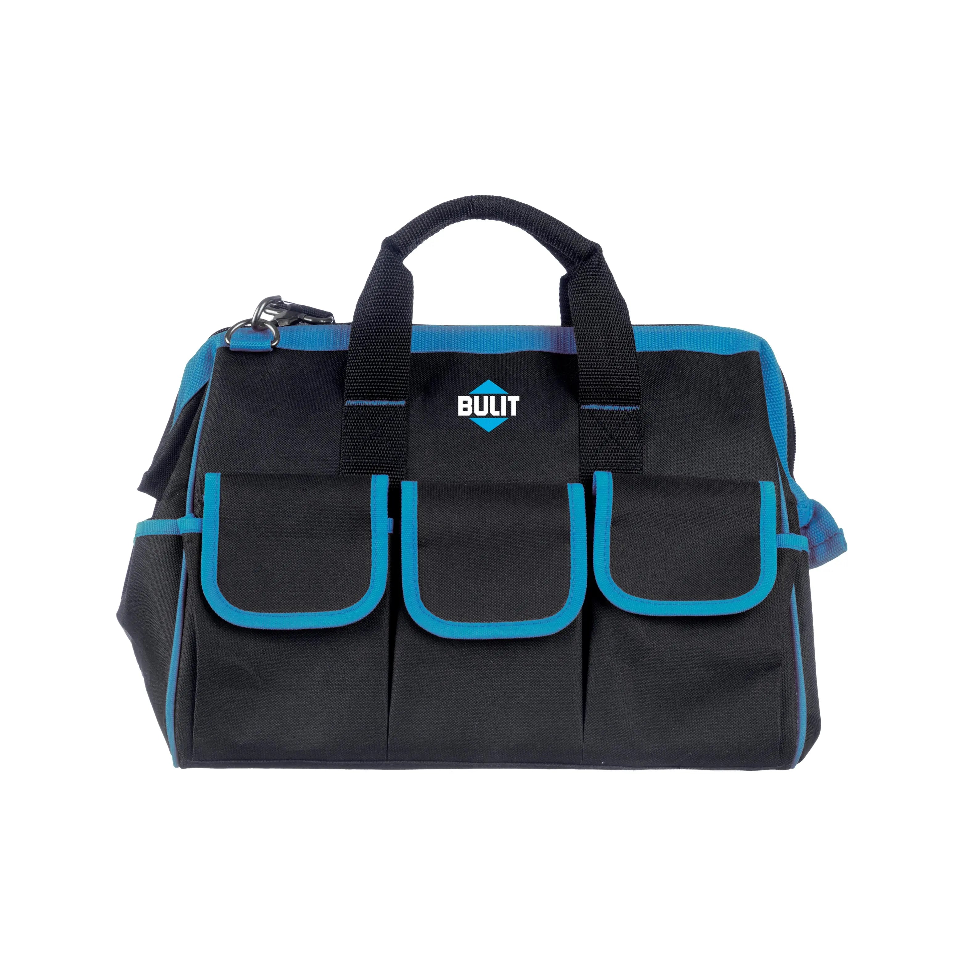 Bolso porta herramientas BULIT - con correa y bolsillos con tapa - 25 lt Bulit