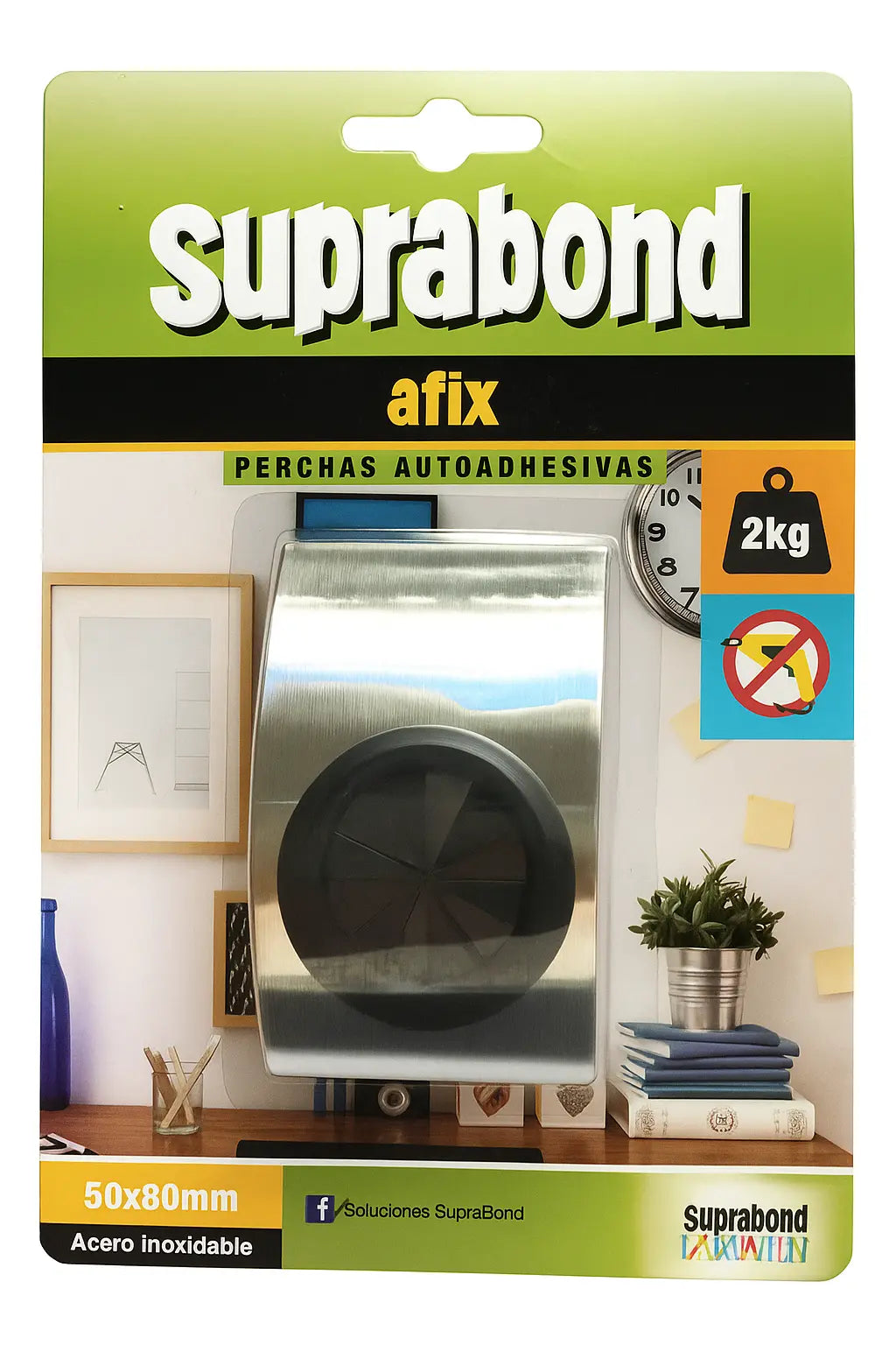 Percha Autoadhesiva Suprabond para Repasador - 2kg Suprabond