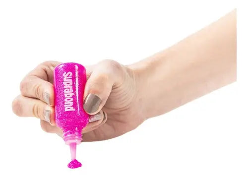 Adhesivo Suprabond Glitter - 3 Unidades de 20gr