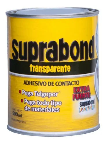 Adhesivo Suprabond Transparente - Lata 500ml