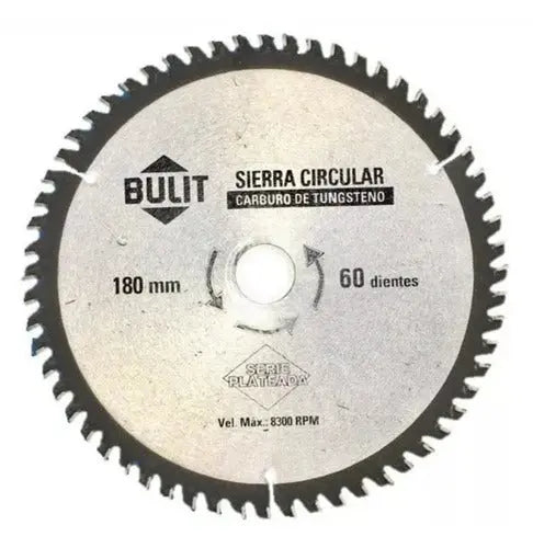 Sierra circular BULIT 24 dientes - serie plateada