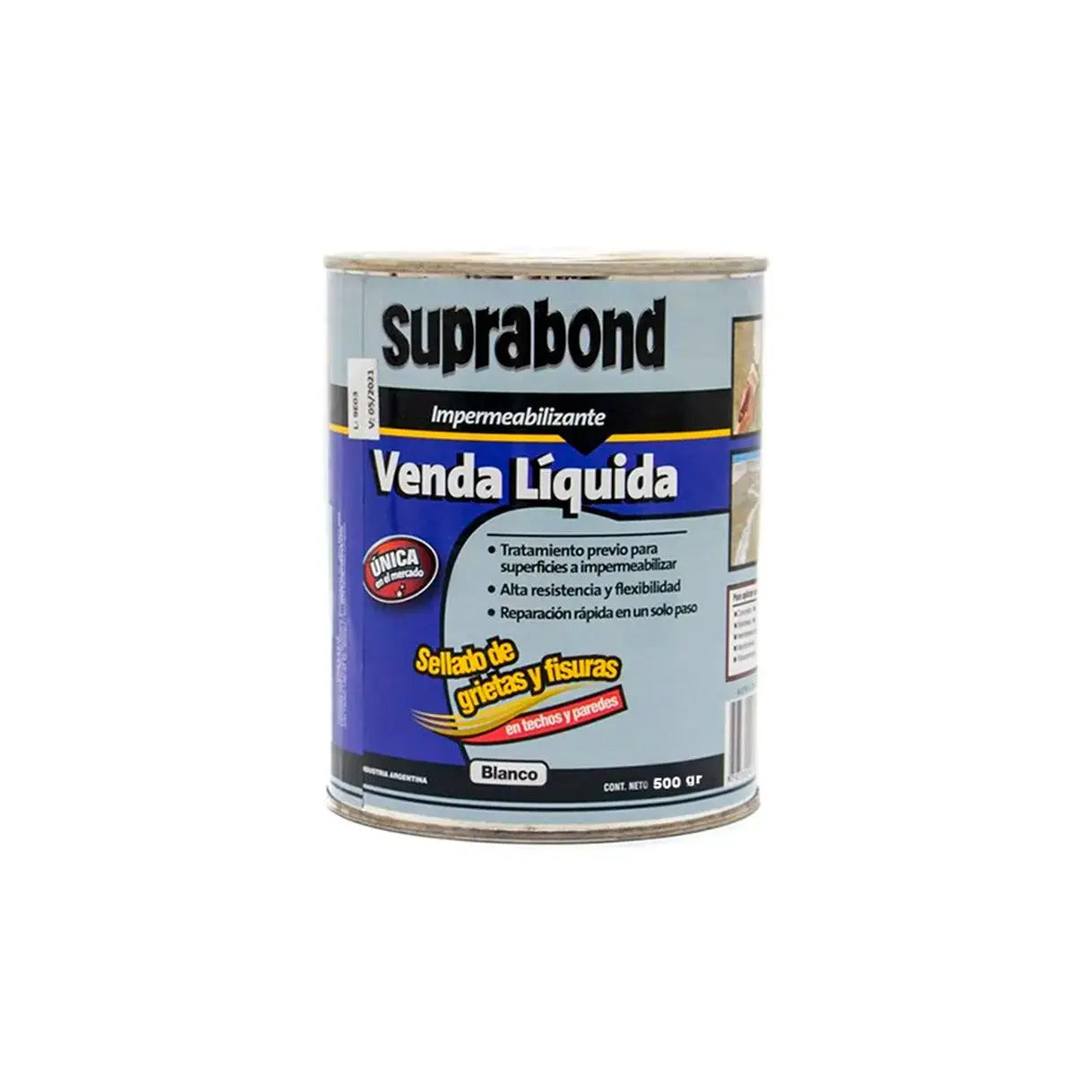 Venda Líquida Suprabond Impermeabilizante Blanca 500g Suprabond