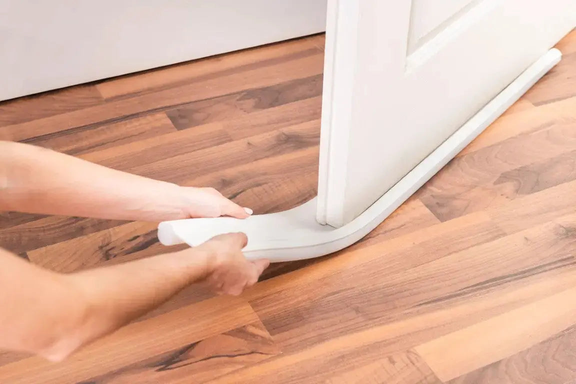 Zócalo Burlete Suprabond Doble Bajo Puerta 95cm - Blanco Suprabond