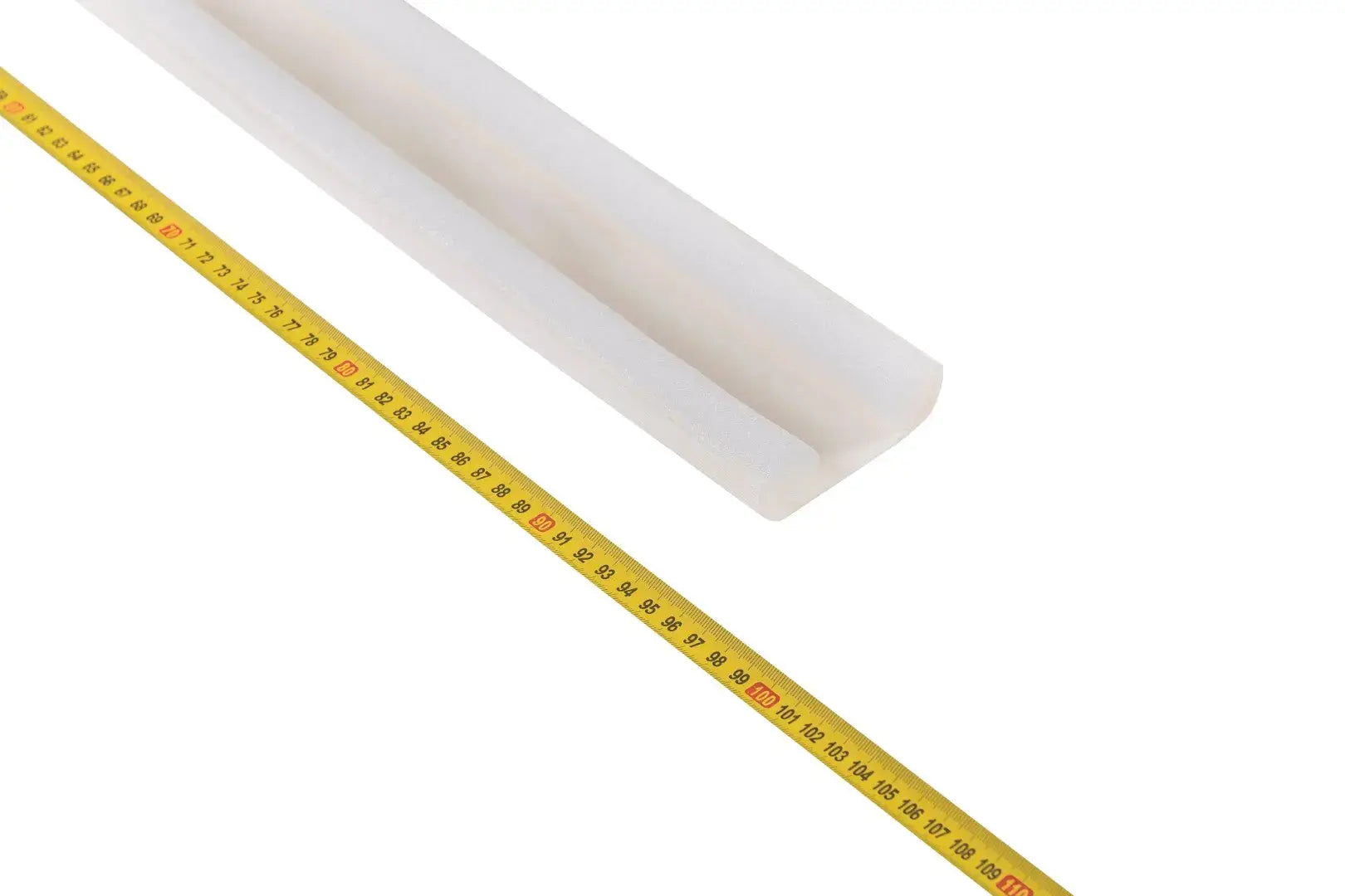 Zócalo Burlete Suprabond Doble Bajo Puerta 95cm - Blanco Suprabond