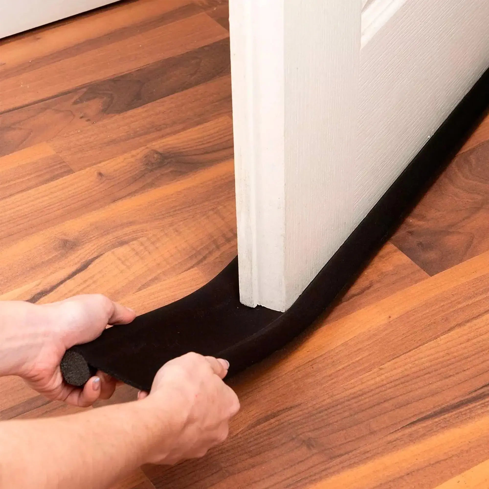 Zócalo Burlete Suprabond Doble Bajo Puerta 95cm - Negro Suprabond