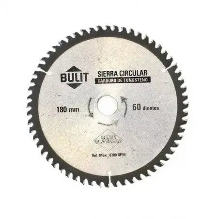 Sierra Circular BULIT 60 Dientes - Serie Plateada Bulit