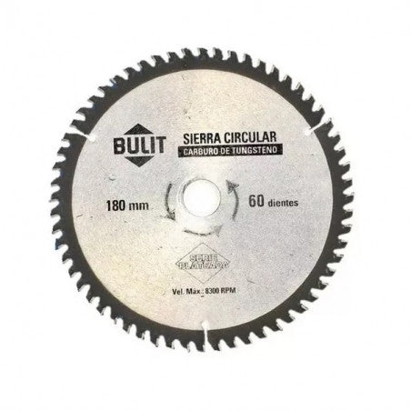 Sierra Circular Bulit 60 Dientes - Serie Plateada