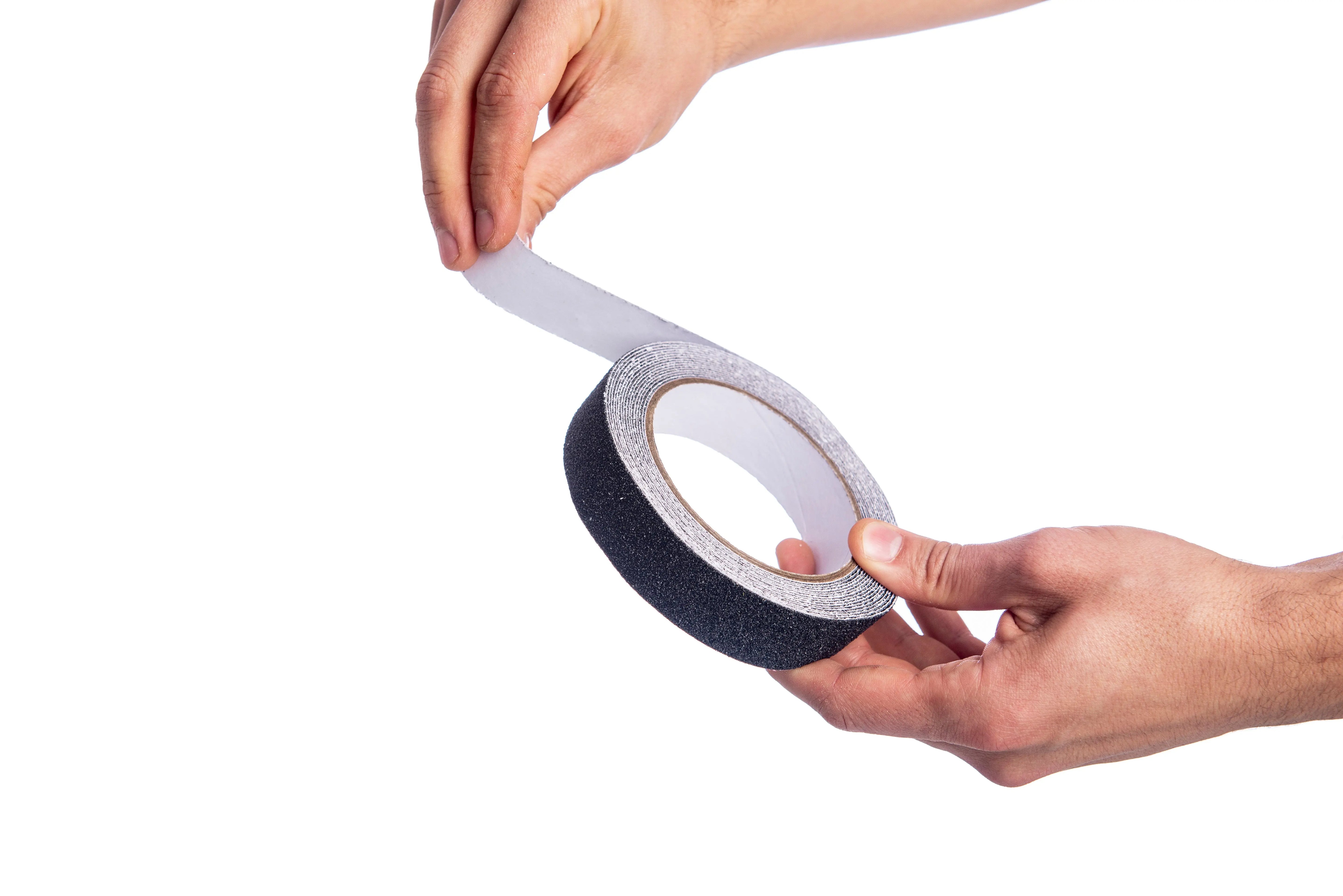 Cinta Antideslizante Suprabond Autoadhesiva Afix Negra - 25mm X 5m