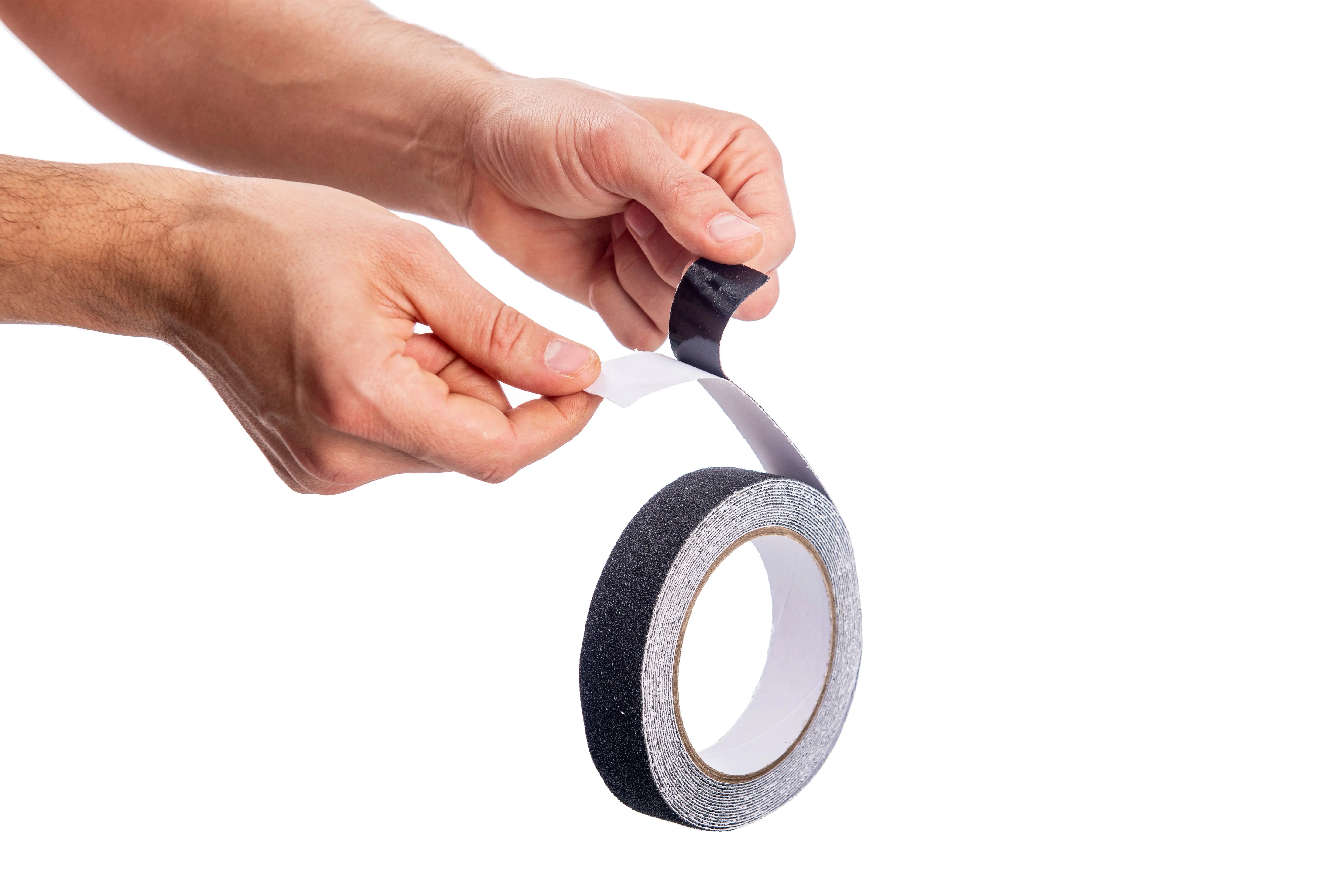 Cinta Antideslizante Suprabond Autoadhesiva Afix Negra - 25mm X 5m