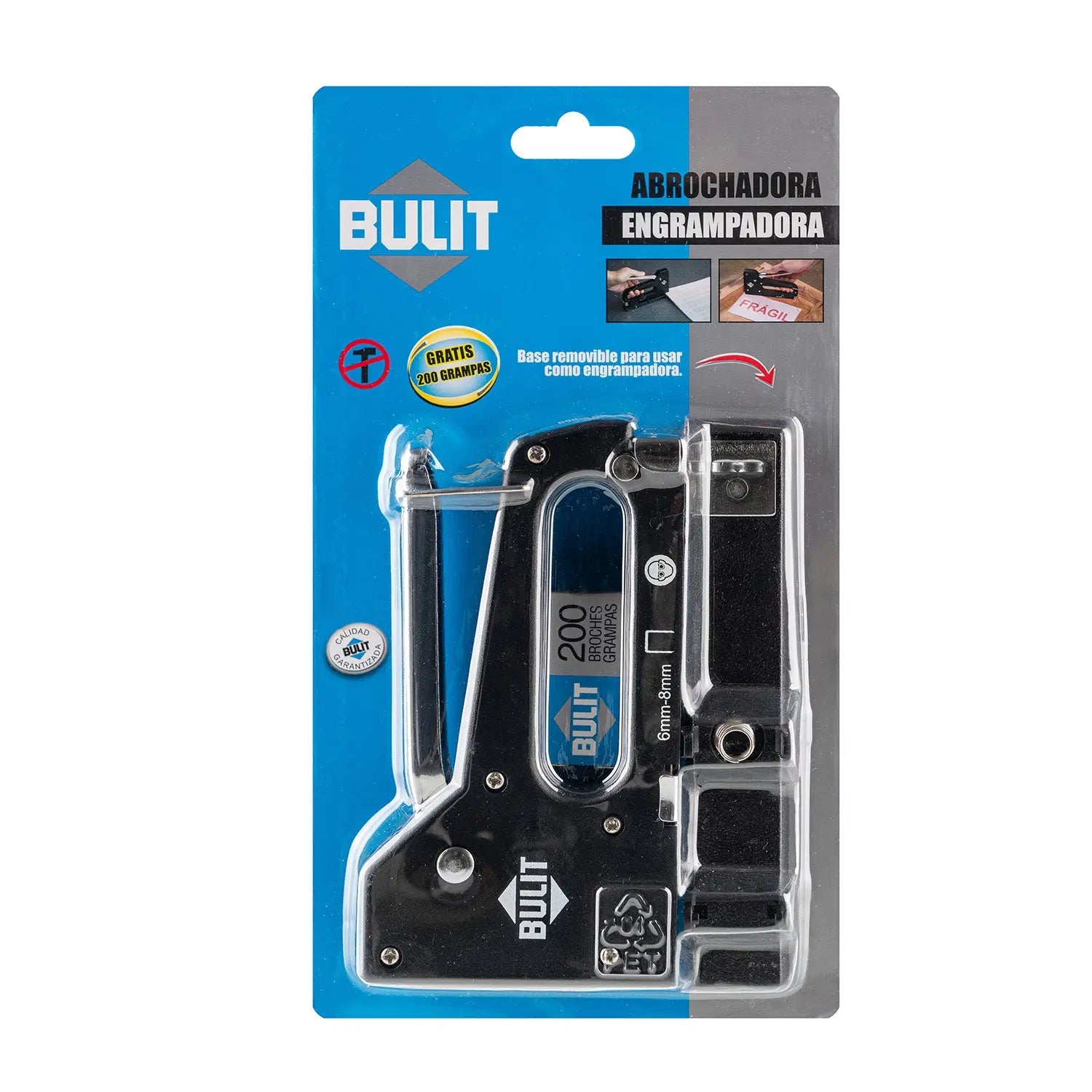 Abrochadora - Engrampadora BULIT 2 en 1 Bulit