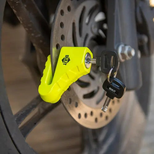 Candado traba disco BULIT - 10 mm con funda