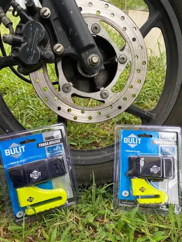 Candado traba disco BULIT - 10 mm con funda